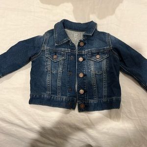 6-12 months baby gap lined jean jacket unisex